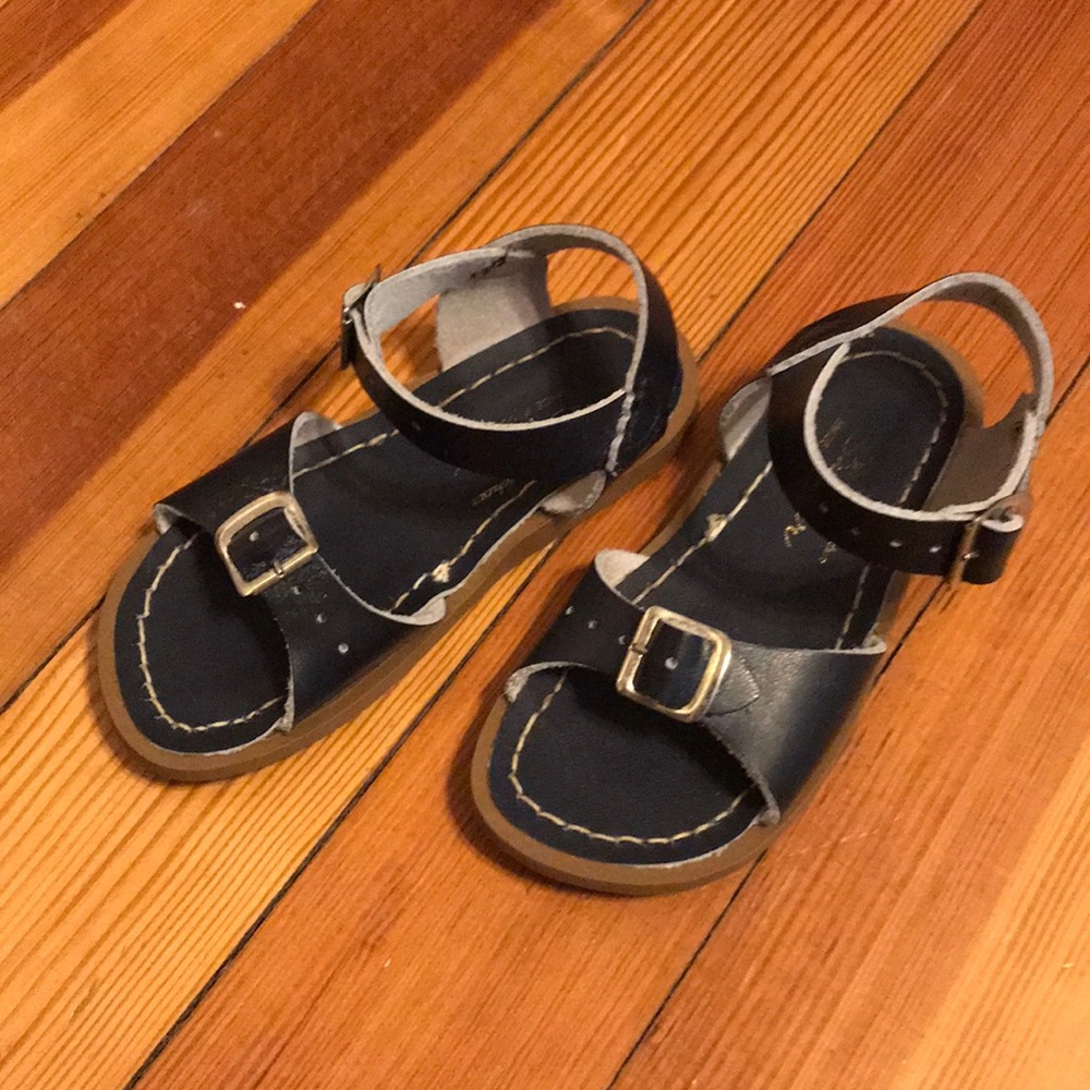 Saltwater Navy Surfer Sandals